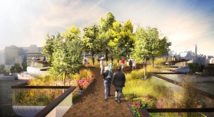 Garden Bridge London. Źródło: Heatherwick Studio